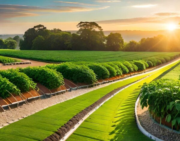 Regenerative agriculture farm - promoting soil health, biodiversity, and sustainability.