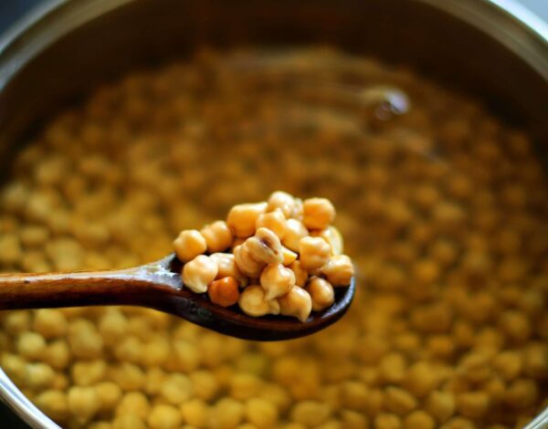 Bowl of soaked pulses - boosting digestibility and enhancing nutrition with proper preparation.